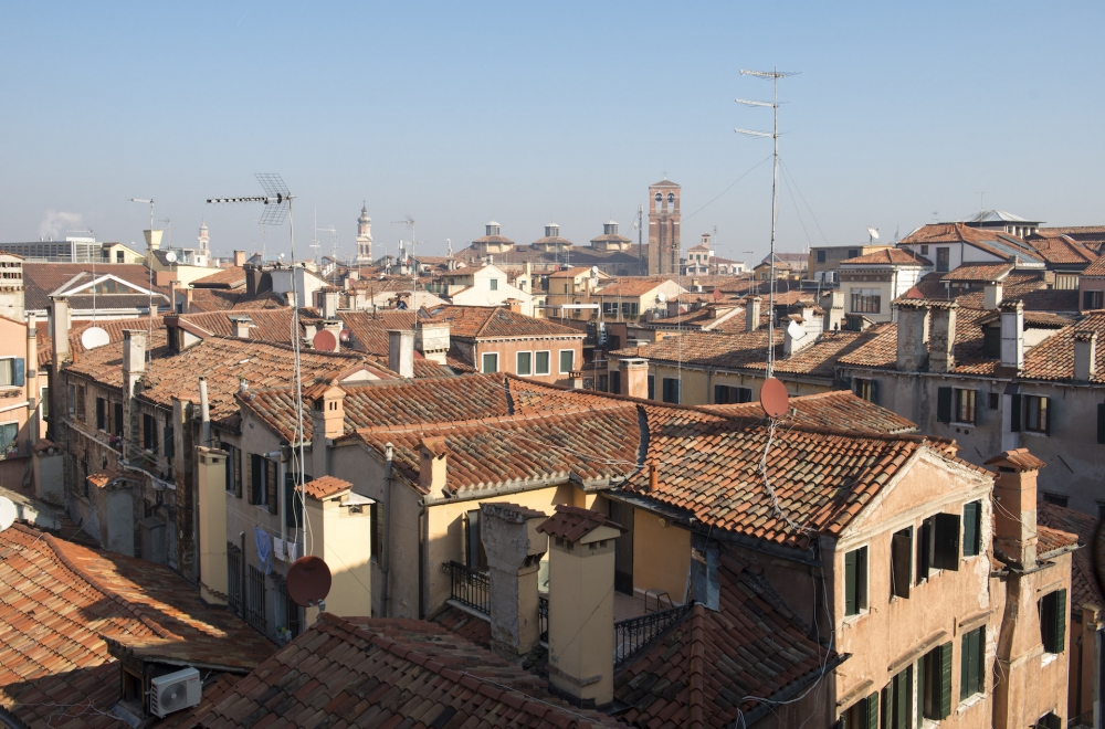 vista sui tetti di venezia